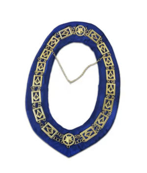 collarin metalico compas dorado